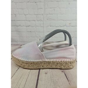 Splendid Laney Pastel Tie-Dyed Espadrilles Woman's Size 7.5